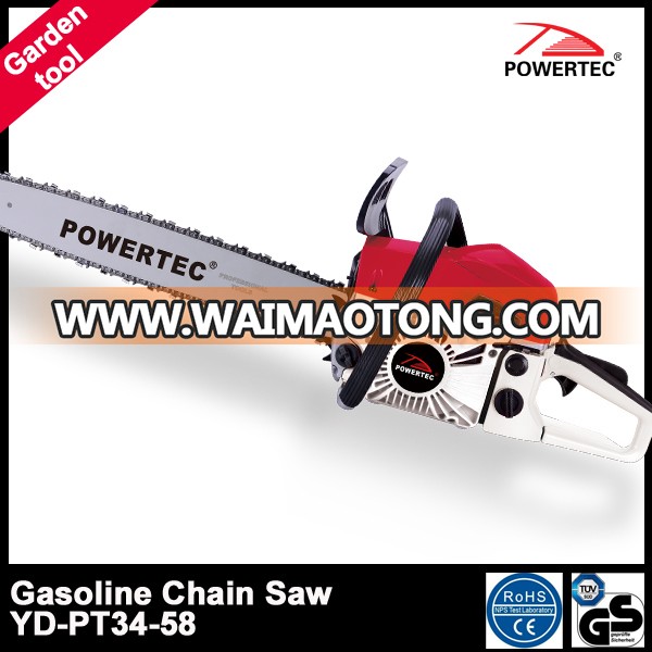 Powertec CE GS Easy Start 58cc Gasoline Chain Saw (YD-PT34-58)