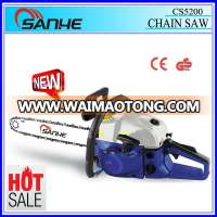 HOT sale 52cc new gasoline chainsaw /CS5200 / garden tool with CE GS certification